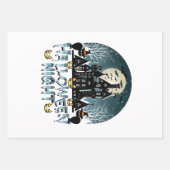 Halloween nacht inpakpapier vel (Voorkant)