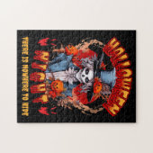 Halloween nacht is er geen plek om te schuilen legpuzzel (Horizontaal)