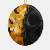 Halloween nacht keramisch ornament (Links)