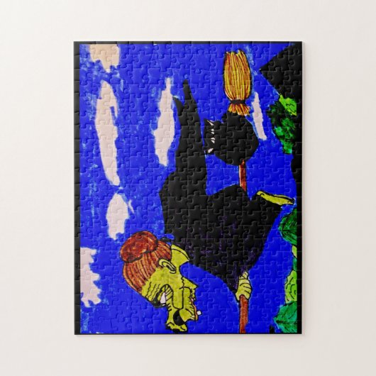 HALLOWEEN NACHT KOMT DE WITCH LEGPUZZEL (Verticaal)