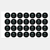 Halloween nacht labels (Vel)