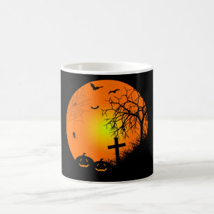 Halloween nacht magische mok