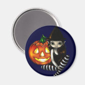 "Halloween nacht" magneet (Voorkant / Achterkant)