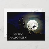 Halloween nacht met het Briefkaart van de uilen he (Voorkant / Achterkant)