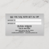 Halloween nacht met spookhuis, vleermuizen, pompoe aanbevelingskaartje (Achterkant)