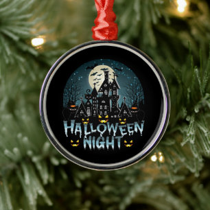 Halloween nacht metalen ornament