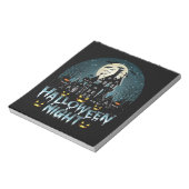 Halloween nacht notitieblok (Linkerzijde)