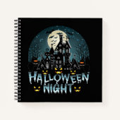 Halloween nacht notitieboek (Voorkant)