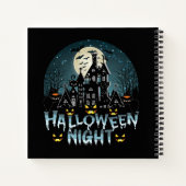 Halloween nacht notitieboek (Achterkant)
