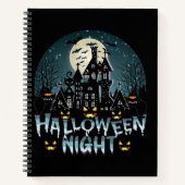 Halloween nacht notitieboek (Voorkant)