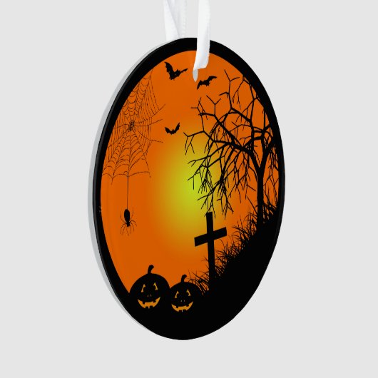 Halloween nacht ornament (voorkant)