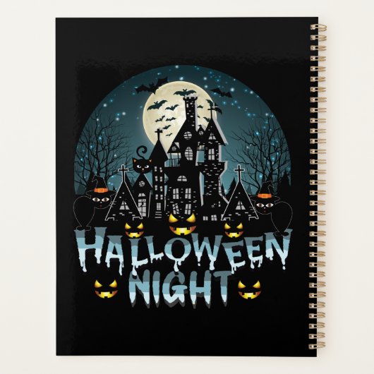 Halloween nacht planner (Achterkant)