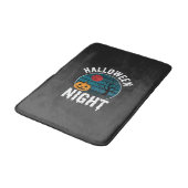 Halloween Nacht Pompoen Boom Vector Badmat (Gekanteld)