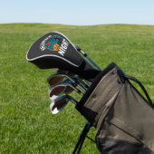 Halloween Nacht Pompoen Boom Vector Golfheadcover (Insitu)