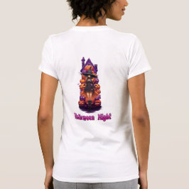 Halloween nacht (pompoen) t-shirt