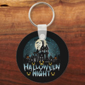 Halloween nacht sleutelhanger (Voorkant)
