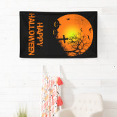 Halloween nacht spandoek (Insitu)