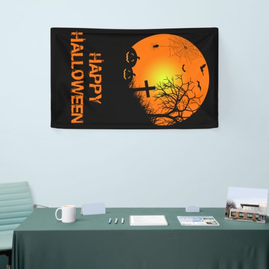 Halloween nacht spandoek (Beurs)