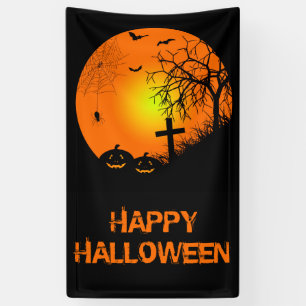 Halloween nacht spandoek