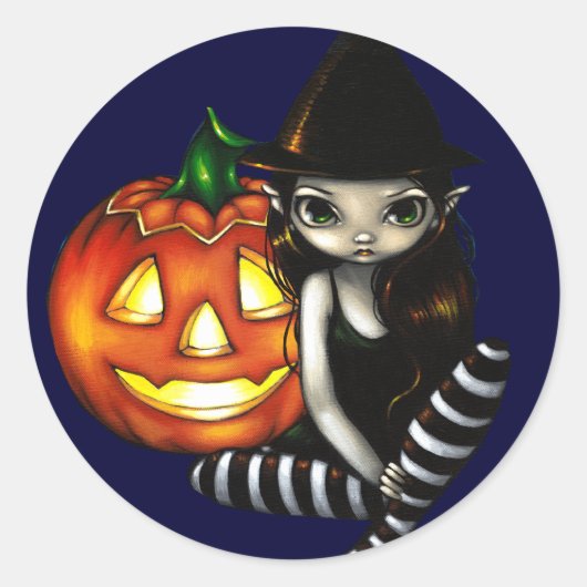 "Halloween nacht" Sticker (Voorkant)