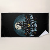 Halloween nacht strandlaken (Voorkant)