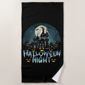 Halloween nacht strandlaken (Voorkant)