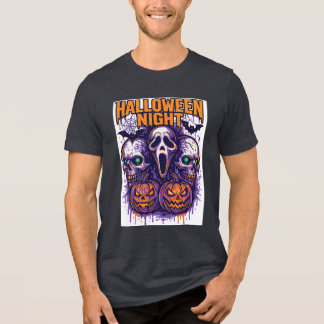 halloween nacht Tri-Blend shirt