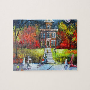 Halloween Nacht Trick or Treat Parade Plezier Legpuzzel