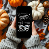 Halloween Nacht van de Levende Wed Bruiloft Kaart