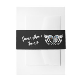 Halloween Nacht van de Levende Wed Bruiloft Uitnodigingen Wikkel