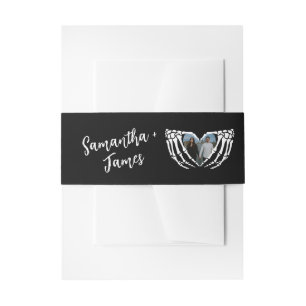 Halloween Nacht van de Levende Wed Bruiloft Uitnodigingen Wikkel