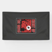 Halloween Nacht van het Griezeld Huis Spandoek (Horizontaal)