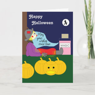 Halloween Nacht van Magie: Blanco Kaart