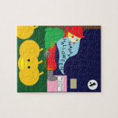 Halloween nacht van magie: legpuzzel (Horizontaal)