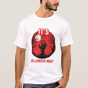 Halloween Nacht Vintage Gravure Vector Design_1 T-shirt