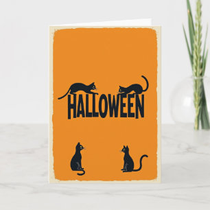 Halloween Nacht Zwervers Kaart