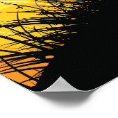 Halloween nachtachtergrond poster (Hoek)