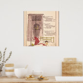 Halloween  nachtelijke dromen poster (Keuken)