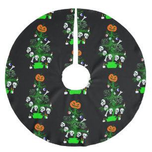 Halloween nachtmerrie Kerstboom pompoen Rok