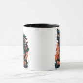 Halloween nachtmerrie tussen horror en fantasie mok (Midden)