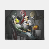 Halloween Nacht's Griezeldentist Deurmat (Voorkant)
