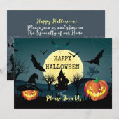 Halloween nachtviering, Carnaval Fantasy Maan Kaart (Voorkant / Achterkant)