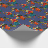 Halloween nachtvluchten klein cadeaupapier (Hoek)