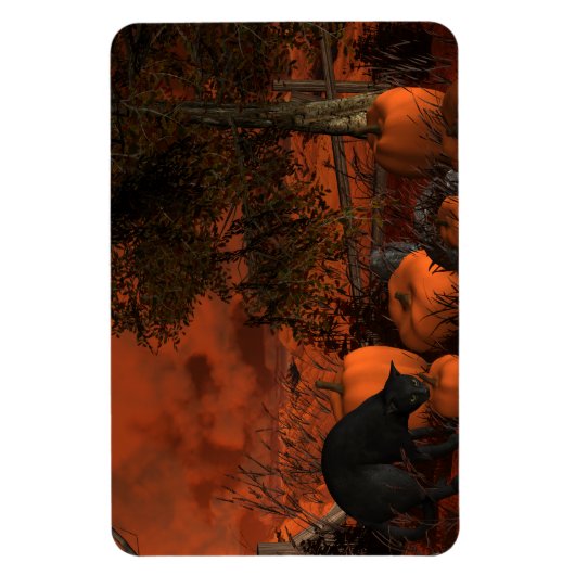 Halloween naderen magneet (Verticaal)
