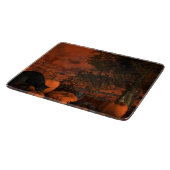 Halloween naderen snijplank (Hoek)