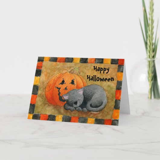 Halloween Nap Kaart (Voorkant)