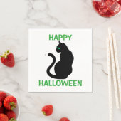 Halloween Napkin/Black Cat Servetten (Insitu)