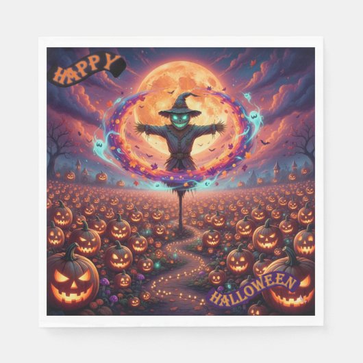 Halloween Napkin Servet (Voorkant)