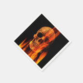 Halloween Napkin/Skulls in Fire Servetten (Hoek)