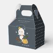 Halloween Navy Ghost Little Boo any age Birthday Bedankdoosjes (Achterkant)